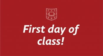 first day of class sign